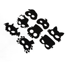 Children's Halloween Craft 8 Sets Rainbow Scratch Animal Masks Art Kit