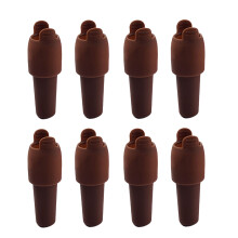 Packung mit 8 benutzerfreundlichen Silikonkorken mit-Kaffee