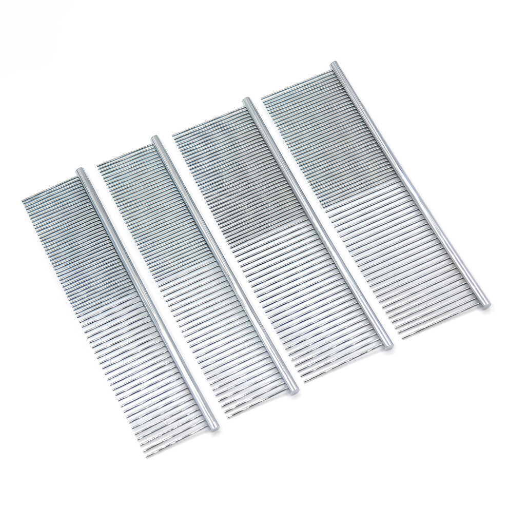4Pcs Pet Brush For Shedding Control Massage Grooming Comb