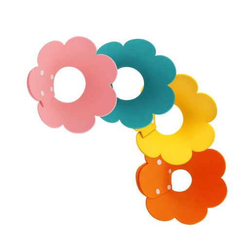 4PCS Katzenhalsband Schutzhalsband Blumendesign