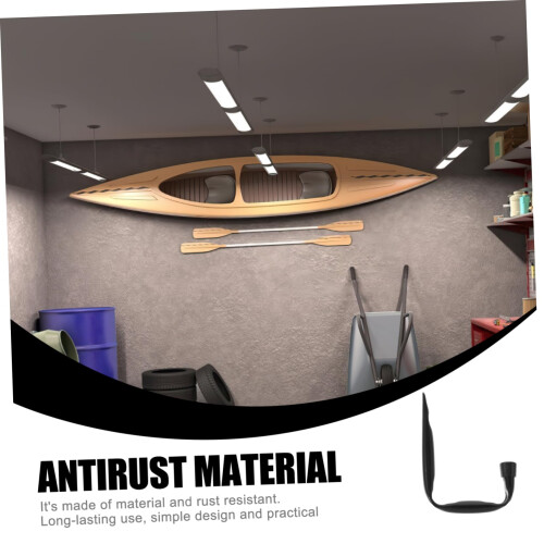 Garage Storage Hooks Heavy Duty Wall Mount Metal Organizer for Tools Bikes Ladders Rust Resistant 2