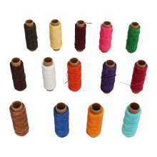 150D Wachsknopf-Set, 15 Farben, 50Yd, Nähen & Lederhandwerk