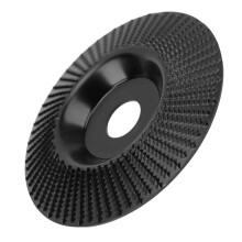 Wolframkarbid Schleif- und Formscheibe 125 mm für Holzbearbeitung Schwarz