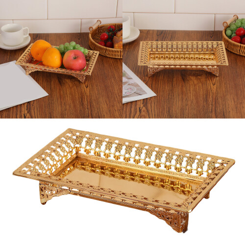 Elegantes Obsttablett aus Eisen mit ausgehöhltem Design. 1