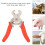 Multi-Animal Ear Tag Remover Tool Stainless Steel 16