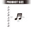 Functional Black Music Notes Party Hanging Decors for Themed-10 4