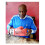 Mike Tyson And Frank Bruno Signed Red Boxing Glove. Display Case 2