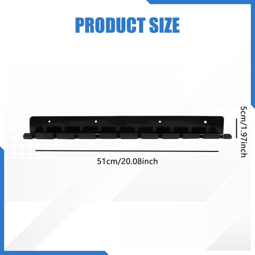 Pneumatic Tool Rack Wall Mount Organizer for 10 Tools, Iron Shelf Storage for Garage Workshop 2