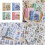 50 Sheets Retro Town Landscape Sticker-Ode to Streamers 3