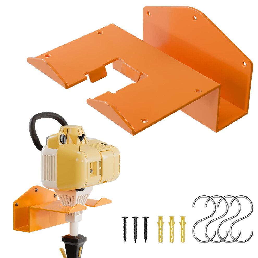 Heavy Duty Wall Mount For Weed Eater And Garden Tool Hanger, Metal Storage Rack For Garage Or Shed 9092120413120