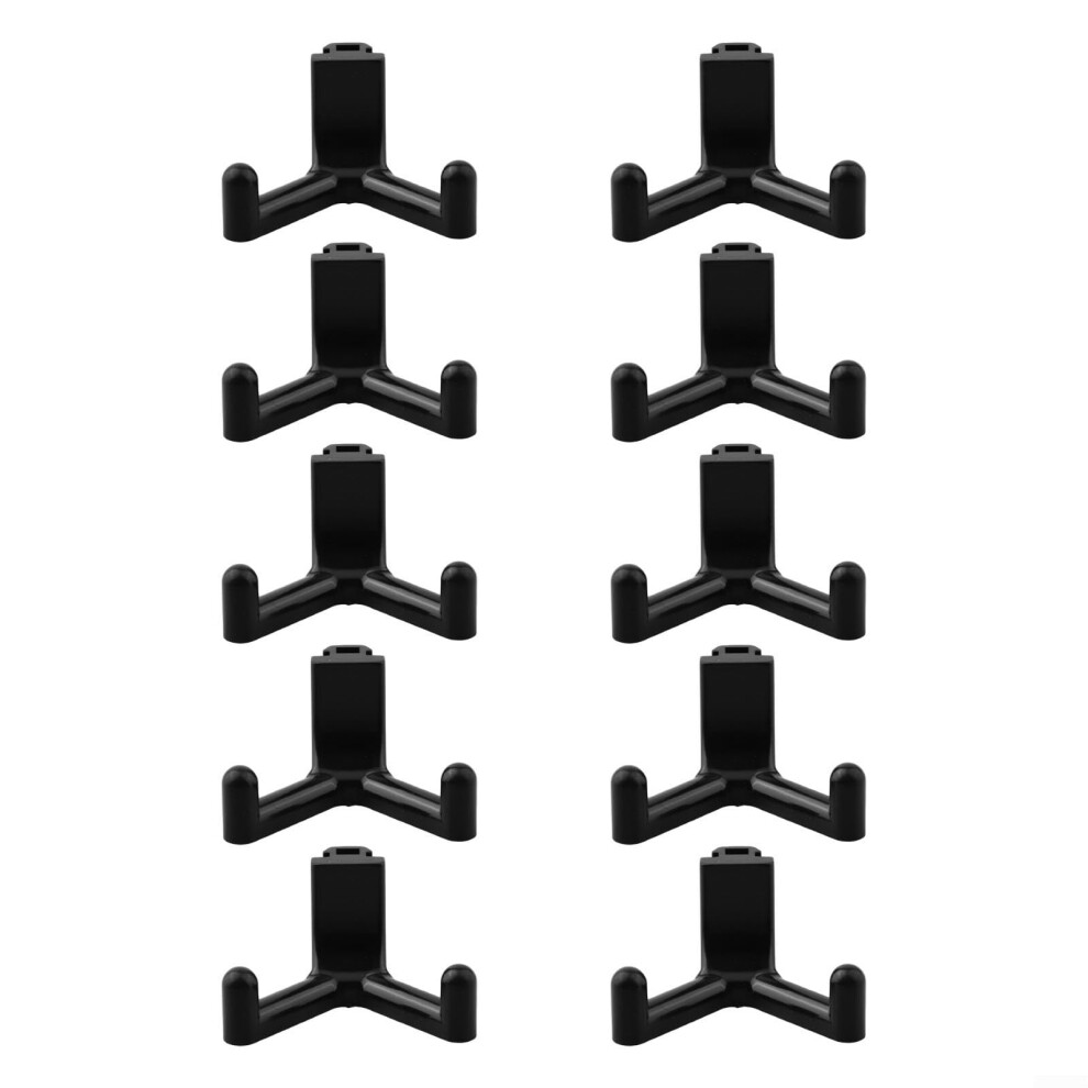 Shed Tool Hooks 10Pcs Abs Dualarm Wallmount Hangers For Vertical Siding Garage Organization 9455672910699