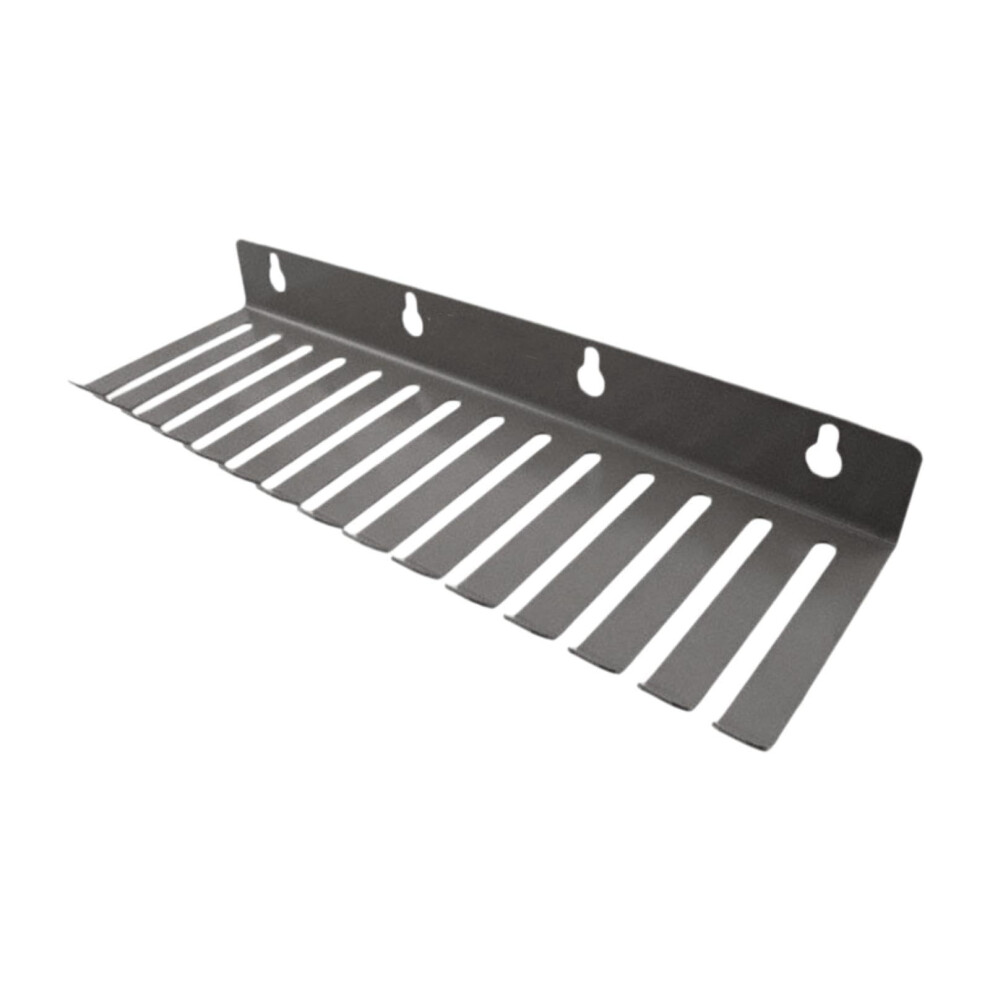 Metal Wall Mounted Cable Organizer Rack, 14 Slots Wire Holder For Workshop Garage, Spacesaving Durable Design 9092120413366