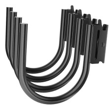 Heavy Duty J Hooks for Trailer and Garage Storage, 1400lb Steel Tie Down Hooks, Set of 4