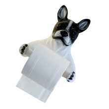 Creative Bulldog Wall Mount Towel Rack Organizer for Bathroom-1