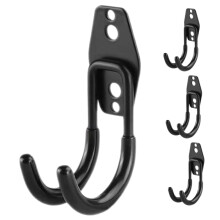 4pcs Heavy Duty Garage Hooks Wall Mount Storage Hangers for Tools Bikes and Garden Equipment