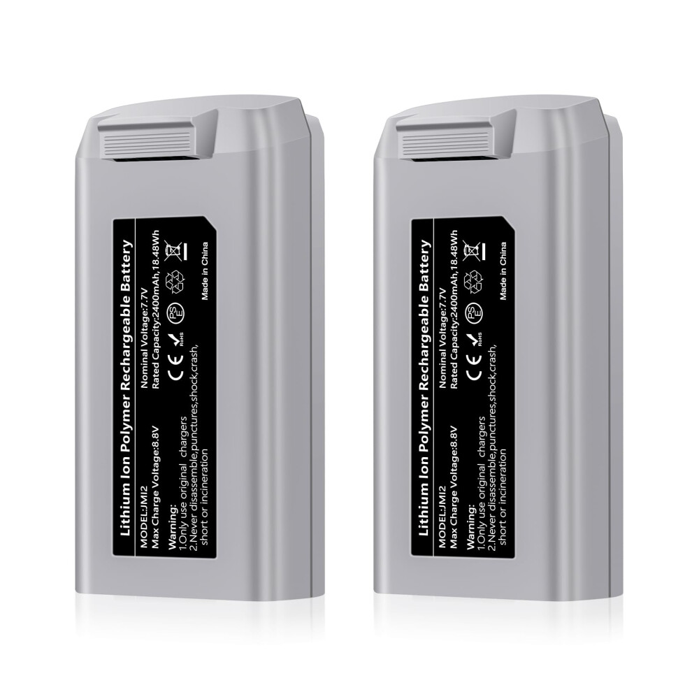 Intelligent Flight Battery 2400Mah 2Pack Extended Flight Time For Dji Mini 2 And Se Mini Series Drone 9455672911467