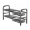 Adjustable Under Sink Organizer, 2 Tier Storage Rack with Removable Baskets, Fits Around Plumbing, Black 1