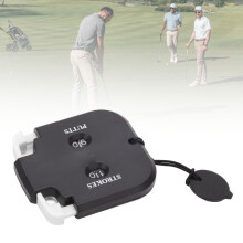 Golf Punktezähler 2-stellig aus Kunststoff Klicker Weiß/Schwarz Nullstellung für 2 Spieler