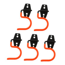 5pcs Heavy Duty Garage Storage Hooks Wall Mounted Tool Organizer with Durable Metal and SpaceSaving Design