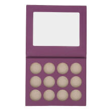 12-Loch tragbare ABS leere Augen-Make-up Palette mit Lidschatten, Rouge und Bronzer in Lila