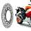 240mm Motorcycle Brake Disc, Iron, Universal, Stable Performance 7