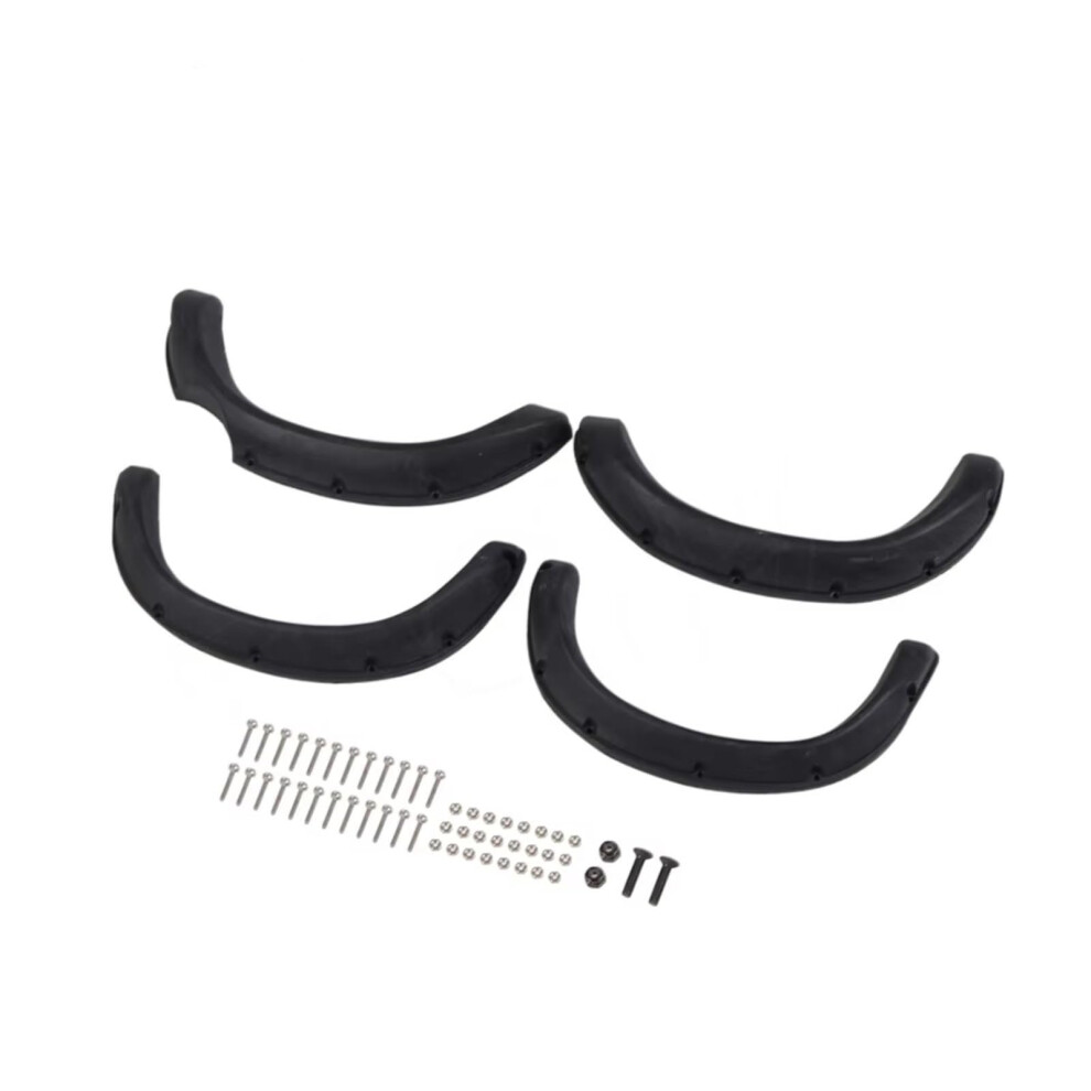 Rc Fender Flares 1/10 Rc Car Accessories Mudguards For Tamiya Bruiser Hilux Tf2 Durable Protection Black 9455672911801