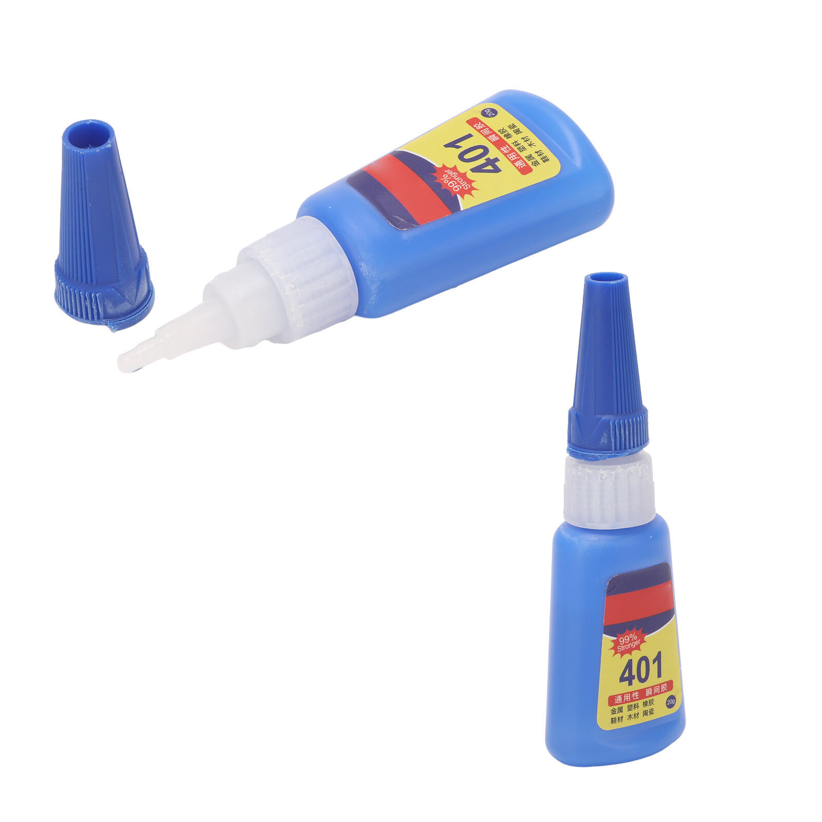 Colle forte en plastique 20 g, durcissement rapide, haute adhérence et ...