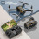 Foldable Brushless Motor Drone with Dual Camera 720P HD WiFi Optical Flow Positioning for Beginners 2