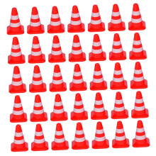 Traffic Sign Toys 35pcs Educational Road Safety Playset with Realistic Mini Road Signs for Kids