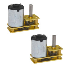 2Pcs N20 Micro DC Gear Motor 12V 1000RPM Speed Precision Mini Motor 3mm Shaft for DIY Robotics