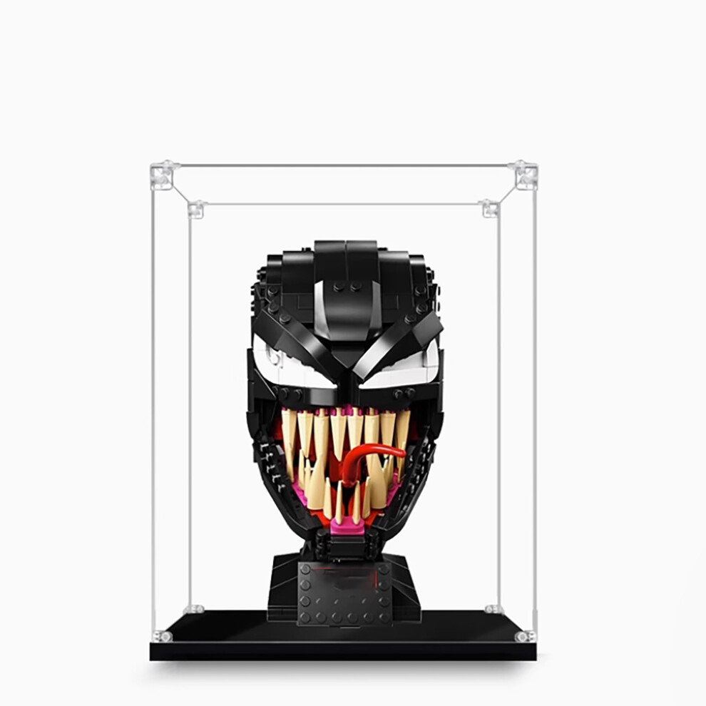 Acrylic Display Case for  76187 Helmet, Clear Dustproof Box for Collectible Helmet Models