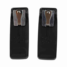 2 pezzi di clip in plastica nera per cintura radio per XPR 6550/7550 e altri modelli, sostituzione portatile