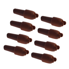 Pakket van 8 lekvrije wijnstoppers Universeel geschikte-Koffie