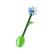 Mehrzweck-Blumenlöffel aus Glas, langer-Blumenlöffel 1 blau