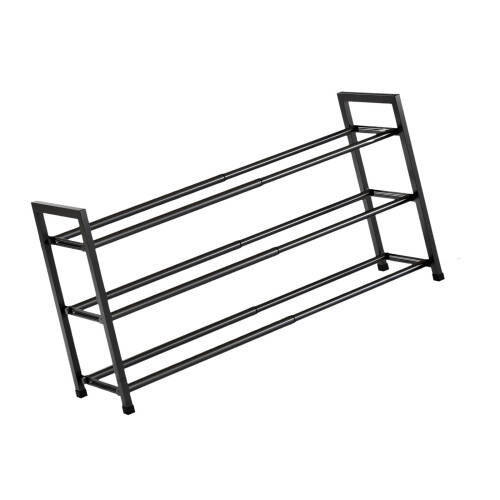Modern Extendable Shoe Shelf Metal Construction For-     3