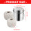 2 Rolls Cotton String With 1 Metal Dispenser For Kitchen 4