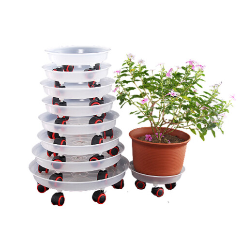 Rolling Plant Tray Thickened Plastic Waterproof Stand Base-42 2