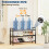 Modern Extendable Shoe Shelf Metal Construction For-     3 6
