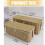 Portable Rattan Style Storage Box With Convenient Flipping-S 3 4