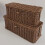 Portable Rattan Style Storage Box With Convenient Flipping-S 3 5