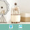 Multiple Level Turning Cosmetic Holder Durable PET-Milky white 2