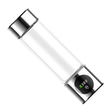 Practical 460ml Hydrogens Water Bottle With Efficient-silver