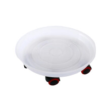 Large Capacity Pot Holder Tray With Wheels Prevents Water-28