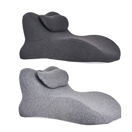 Oreiller d'alignement de récupération à 5 sections-Gris foncé 2