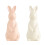 Minimalistisch keramisch konijnornament decoratief-Wit 2