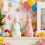 Minimalistisch keramisch konijnornament decoratief-Wit 3