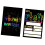 20Pcs/Pack Eye Catching Birthday Invites Handmade Neons Designs 1
