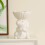 Decorative Rabbit Shape Ceramic Plate Desk Organizers For-Pink 5