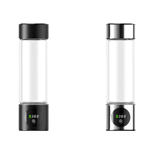 Practical 460ml Hydrogens Water Bottle With Efficient-silver 1