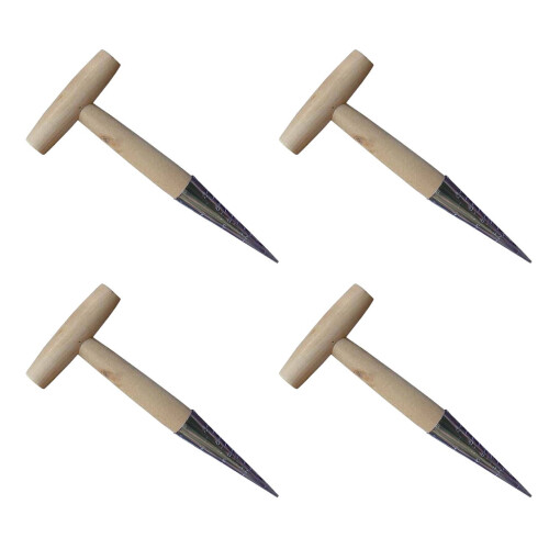 4-delige robuuste T-vormige tuinplotterset met ergonomisch